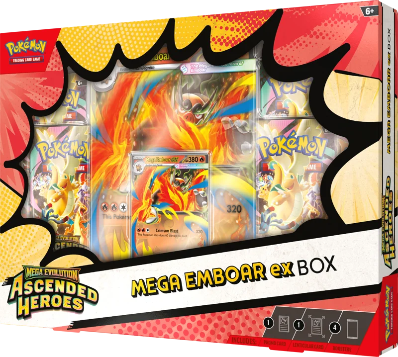 Pokemon TCG: Mega Emboar Ex Box