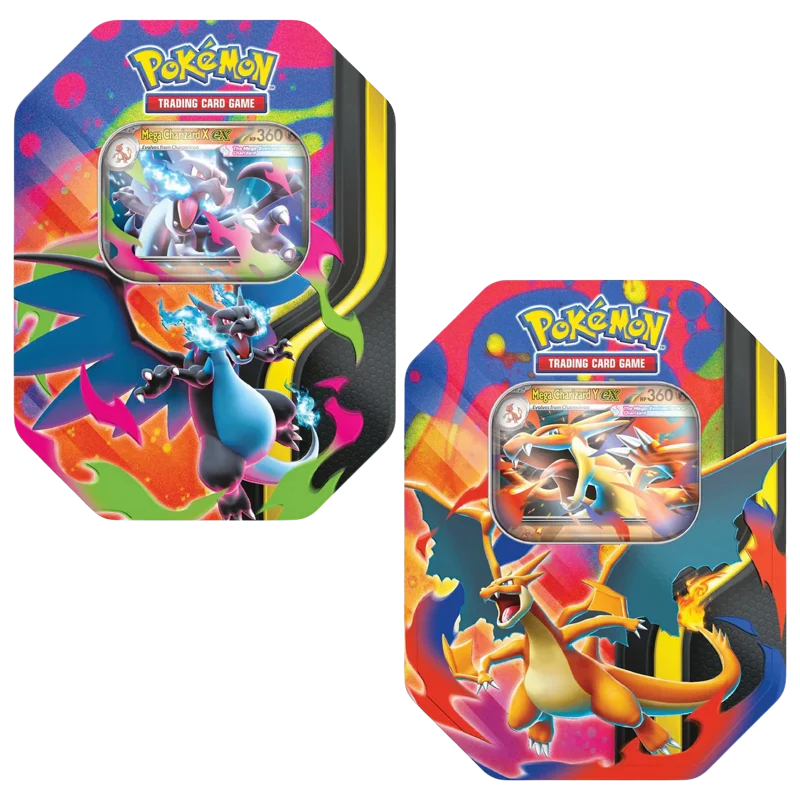 Pokemon TCG: Mega Charizard Ex Tin