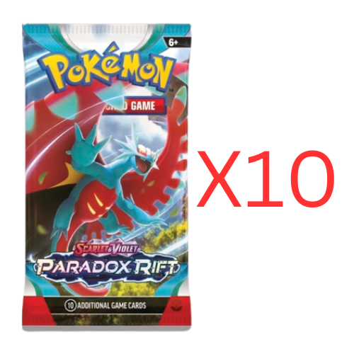 Pokemon TCG: 10x Paradox Rift Booster Packs - Trading Cards
