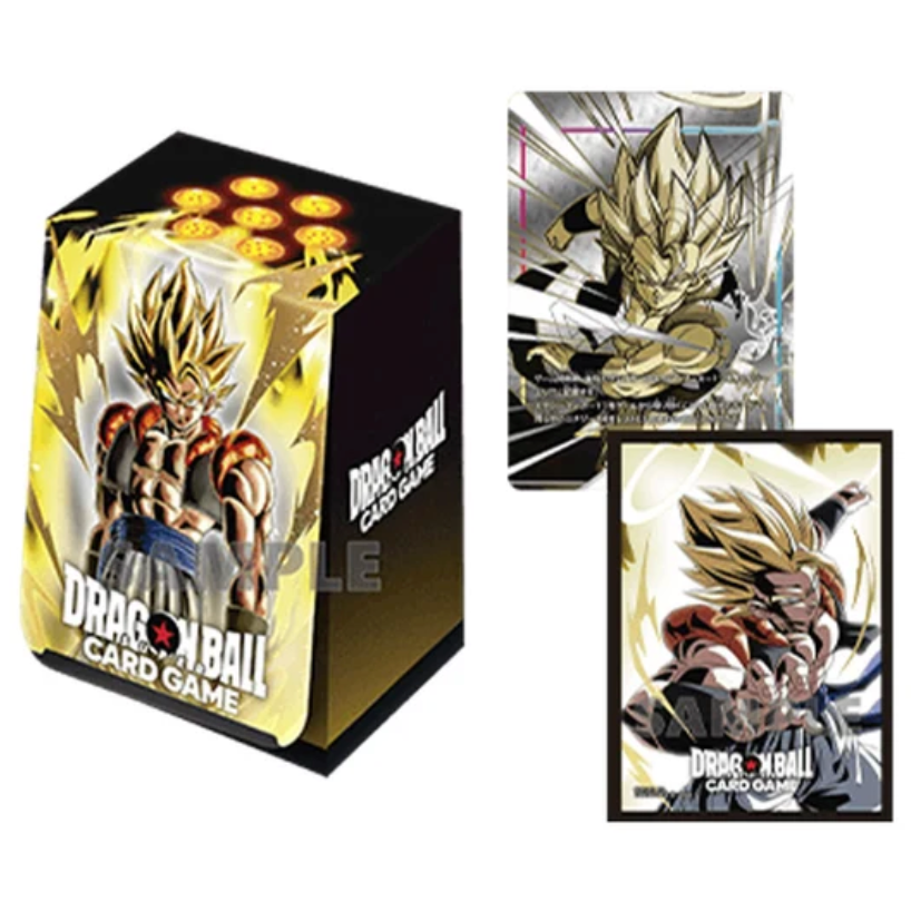Dragon Ball Super CG: Fusion World Official Card Case & Card Sleeve Set 3 - Gogeta