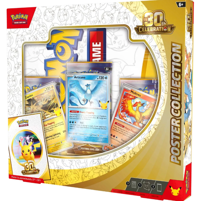 Pokemon TCG: 30th Poster Collection Box