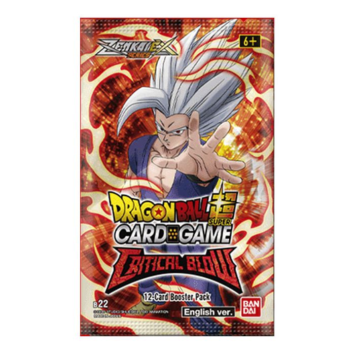 Dragon Ball Super Card Game: Zenkai Series Critical Blow (B22) Booster Pack