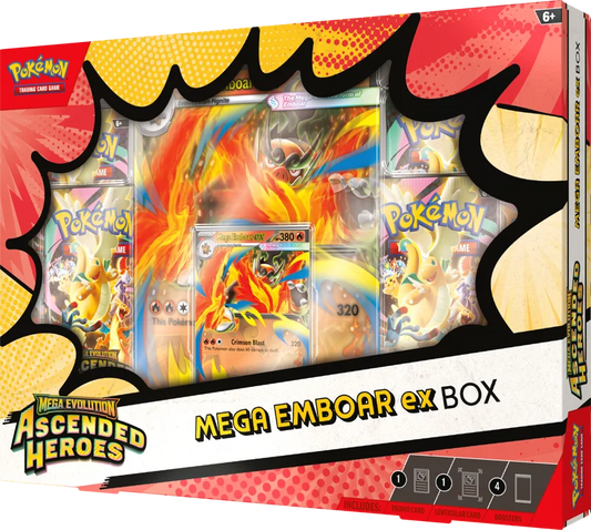 Pokemon TCG: Mega Emboar Ex Box