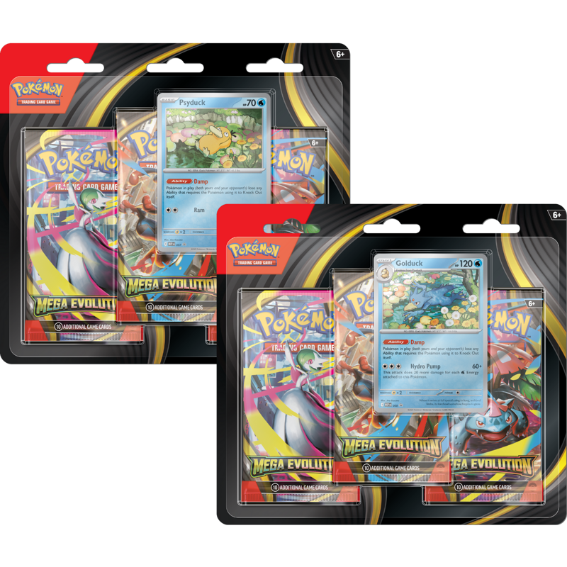 Pokemon TCG: Mega Evolution - 3-Pack Set of 2