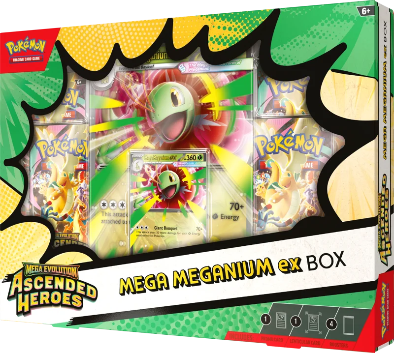 Pokemon TCG: Mega Meganium Ex Box