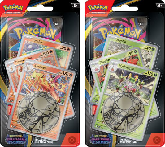 Pokemon TCG: Mega Evolution Phantasmal Flames - Premium Checklane Set of 2