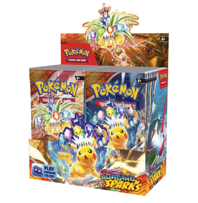Pokemon TCG: Surging Sparks Booster Box - Trading Cards