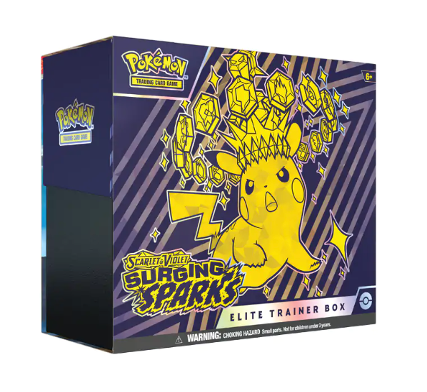 Pokemon TCG: Surging Sparks Elite Trainer Box - Trading Cards