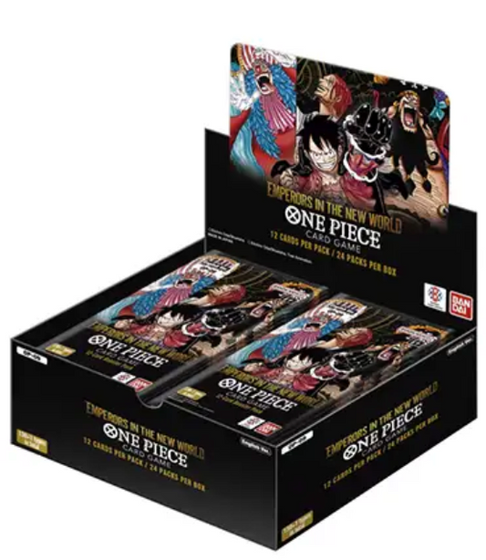 One Piece Card Game: OP09 Booster Box - ENGLISH - Emperors in the New World