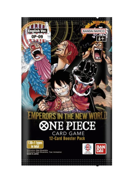 One Piece Card Game: OP09 Booster Pack - ENGLISH - Emperors in the New World