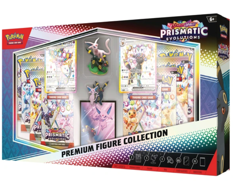 Pokemon TCG: Scarlet & Violet 8.5 Prismatic Evolutions - Premium Figure Collection