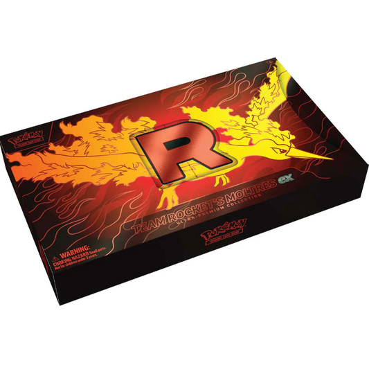 Pokemon TCG: Team Rocket's Moltres Ex Ultra Premium Collection