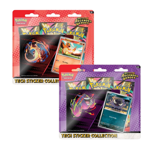 Pokémon Trading Card Game (TCG):Mega Evolution Ascended Heroes Tech Sticker Collection Assortment