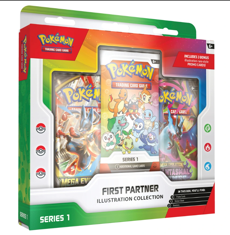 Pokémon TCG: First Partners Illustration Collection Box Series 1
