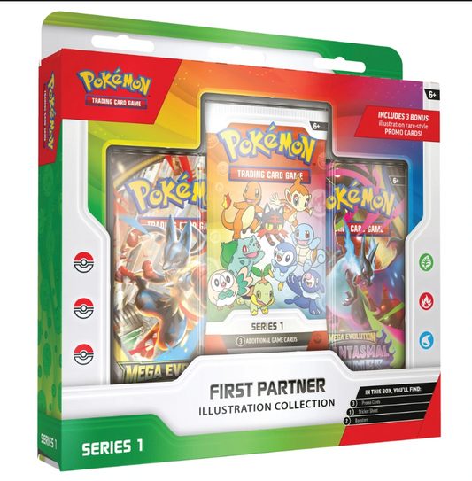 Pokémon TCG: First Partners Illustration Collection Box Series 1