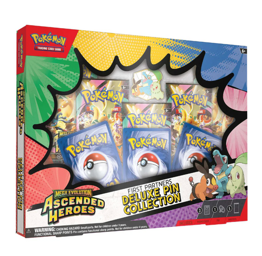 Pokémon TCG: Mega Evolution Ascended Heroes - First Partners Deluxe Pin Collection