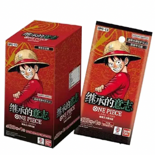 One Piece Card Game: Inherited Will OPC-13 Chinese Booster Box - Trading Cards