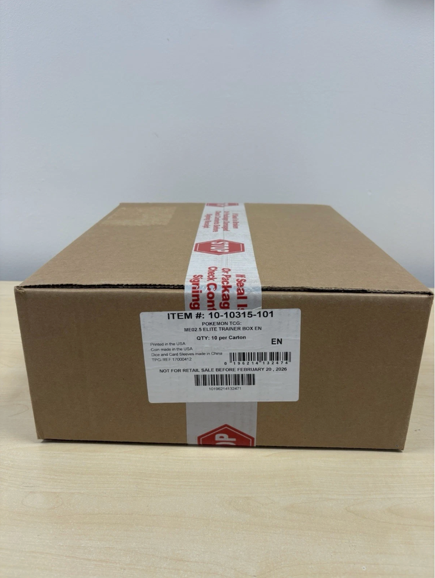 Pokemon TCG: Ascended Heroes Elite Trainer Box Case
