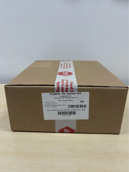Pokemon TCG: Ascended Heroes Elite Trainer Box Case