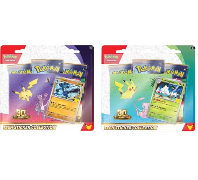 Pokemon TCG: Tech Sticker Collection - Assorted - 30th Celebration