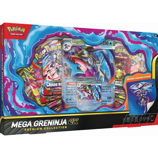 Pokemon TCG: Mega Greninja Ex Premium Collection Box