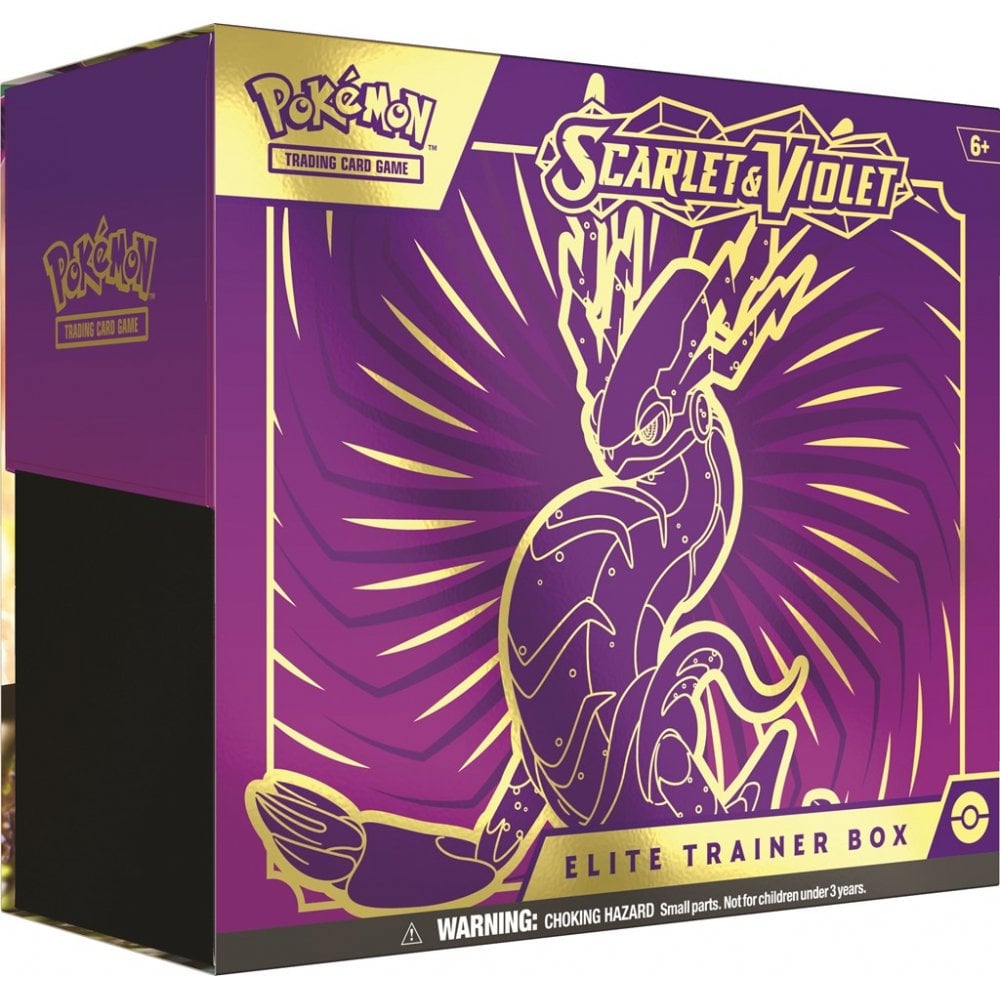 Pokemon TCG: Miraidon Scarlet & Violet Elite Trainer Box Card Game